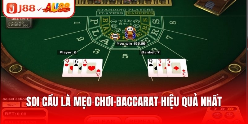 Soi cầu là mẹo chơi Baccarat hiệu quả nhất